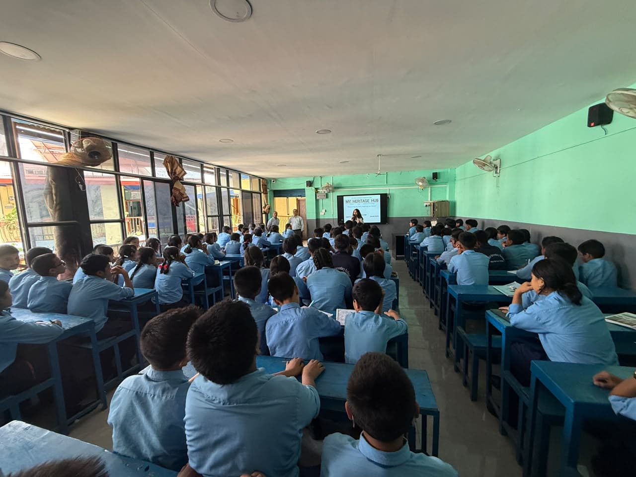 Students learning to lead change in their community